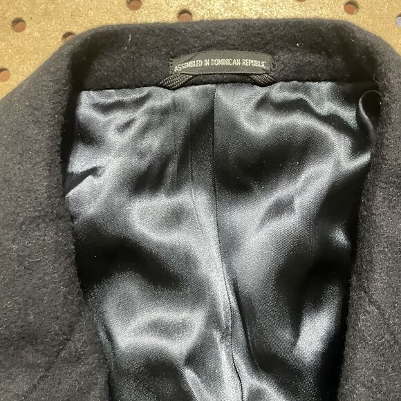 NWT Polo University Ralph Lauren Top Coat Men 44 R Navy Pure Cashmere $1500 READ - Picture 9 of 13